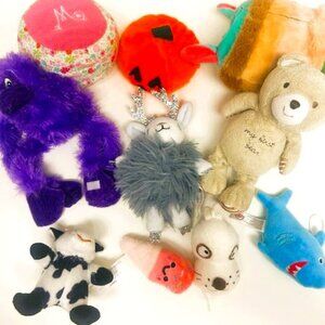 Baby Soft Toy Lot of 10 Pumpkin American Girl Yoda Teddy Fish Monkey Cow Dog etc